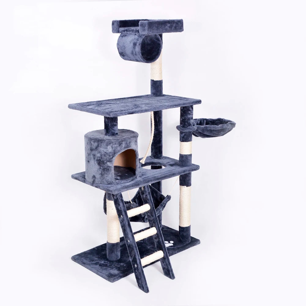 GMTPET Cat Tree Factory OEM Wholesale Sisal Rope Plush Board Tree Shaped Modern for Cats CATNIP Toys Katzenbaum 141 Cat Tree