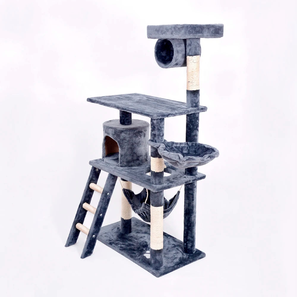 GMTPET Cat Tree Factory OEM Wholesale Sisal Rope Plush Board Tree Shaped Modern for Cats CATNIP Toys Katzenbaum 141 Cat Tree